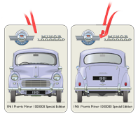 Morris Minor 1000000 Special Edition 1961 Air Freshener